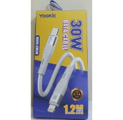 Yookie Fast Charging Data Cable CB63N Type _c to lighting 30W 1.2M white